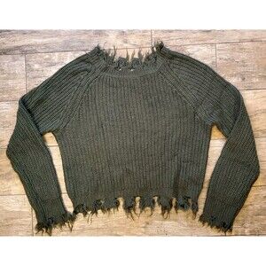 Full Circle Trends Women's Sweater Size XL Green